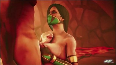 Подборка порно с женскими персонажами из Mortal Kombat.